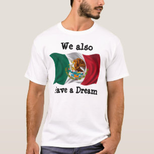 De vlag van Mexico, wapenschild, we hebben ook een T-shirt