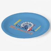 De vlag van Milwaukee (Wisconsin) Papieren Bordje (Gekanteld)