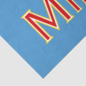 De vlag van Milwaukee (Wisconsin) Tissuepapier (Detail)