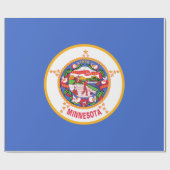 De vlag van Minnesota Cadeaupapier (Vlak)