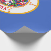De vlag van Minnesota Cadeaupapier (Hoek)