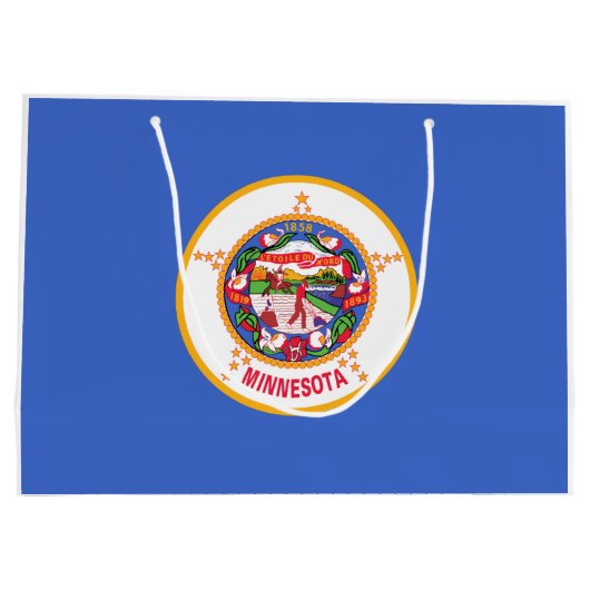 De vlag van Minnesota Groot Cadeauzakje (Achterkant)
