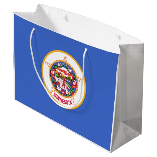 De vlag van Minnesota Groot Cadeauzakje (Achterkant Gekanteld)