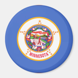 De vlag van Minnesota Magneet