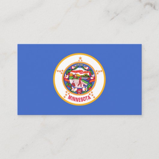 De vlag van Minnesota, Minnesota Visitekaartje (Voorkant)