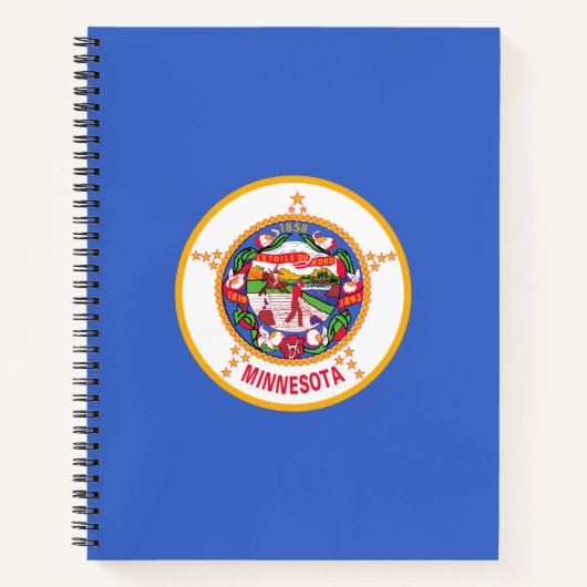 De vlag van Minnesota Notitieboek (Voorkant)
