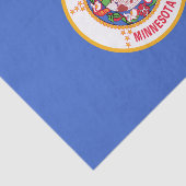 De vlag van Minnesota Tissuepapier (Detail)