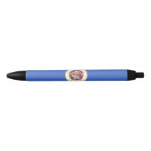 De vlag van Minnesota Zwarte Inkt Pen (Voorkant)