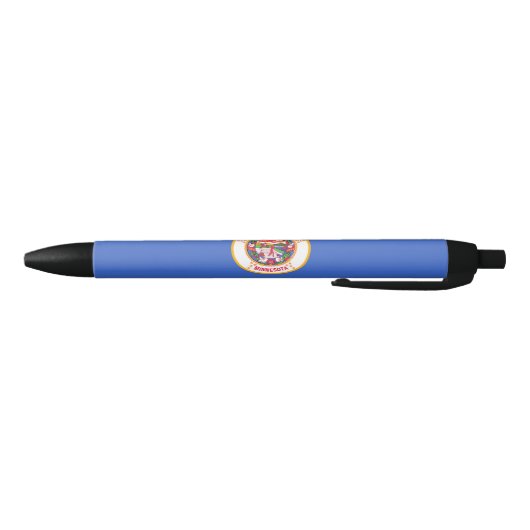 De vlag van Minnesota Zwarte Inkt Pen (Bodem)