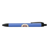 De vlag van Minnesota Zwarte Inkt Pen (Bovenkant)
