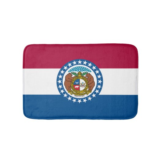 De vlag van Missouri Badmat (Voorkant)