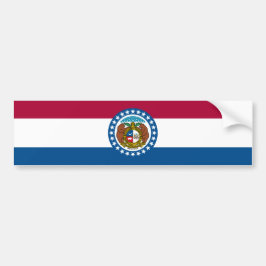De vlag van Missouri Bumpersticker