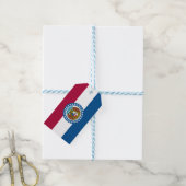 De vlag van Missouri Cadeaulabel (Met Touw)