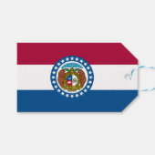 De vlag van Missouri Cadeaulabel (Voorkant (Horizontaal))