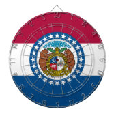 De vlag van Missouri Dartbord (Voorkant)