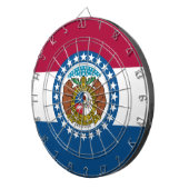 De vlag van Missouri Dartbord (Voorkant Rechts)