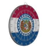 De vlag van Missouri Dartbord (Voorkant Links)