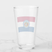 De vlag van Missouri Glas (Achterkant)