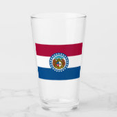 De vlag van Missouri Glas (Voorkant)