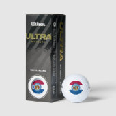 De vlag van Missouri Golfballen (Verpakking)