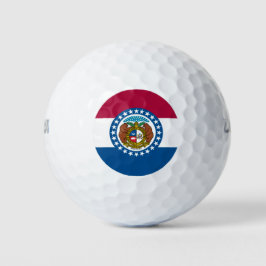 De vlag van Missouri Golfballen