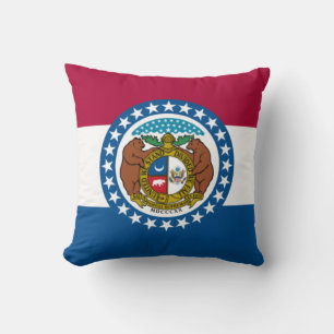 De vlag van Missouri Kussen