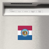 De vlag van Missouri Magneet (Insitu (Vaatwasser))