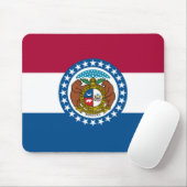De vlag van Missouri Muismat (Met muis)