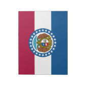 De vlag van Missouri Notitieblok (Linkerzijde)