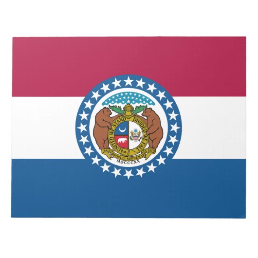 De vlag van Missouri Notitieblok (Voorkant)