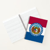 De vlag van Missouri Notitieboek (Binnen)