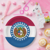 De vlag van Missouri Papieren Bordje (Feest)