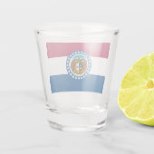 De vlag van Missouri Shot Glas (Achterkant)