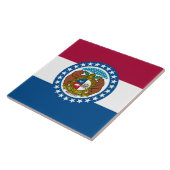 De vlag van Missouri Tegeltje (Zijkant)