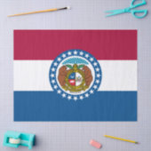 De vlag van Missouri Tissuepapier (Craft)
