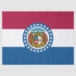 De vlag van Missouri Tissuepapier