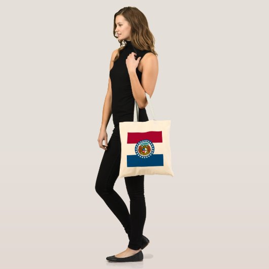 De vlag van Missouri Tote Bag (Voorkant (model))