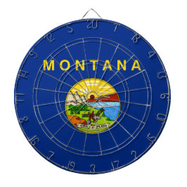 De vlag van Montana Dartbord