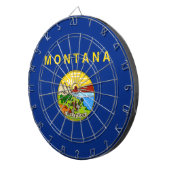 De vlag van Montana Dartbord (Voorkant Rechts)