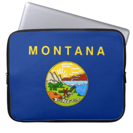 De vlag van Montana Laptop Sleeve