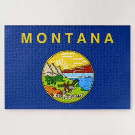 De vlag van Montana Legpuzzel