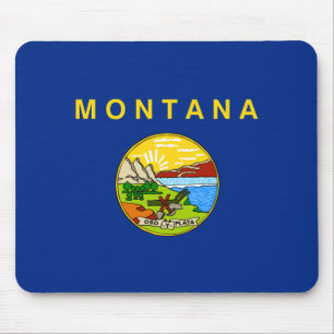 De vlag van Montana Muismat