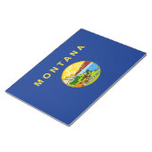 De vlag van Montana Notitieblok (Schuin)