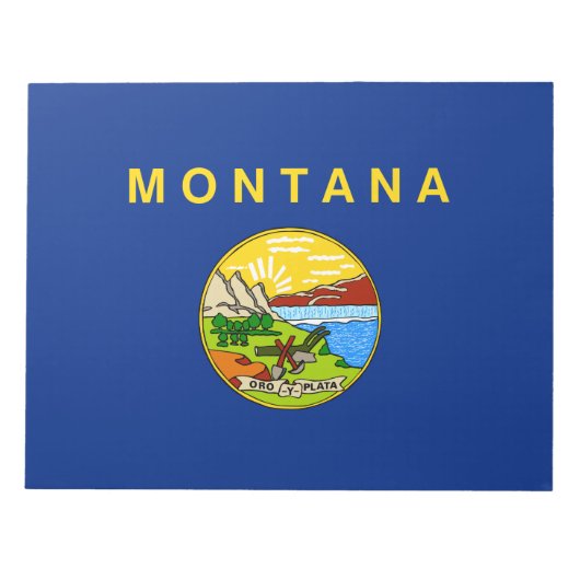 De vlag van Montana Notitieblok (Voorkant)