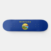 De vlag van Montana Persoonlijk Skateboard (Horizontaal)