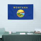 De vlag van Montana Spandoek (Beurs)