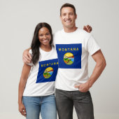 De vlag van Montana T-shirt (Unisex)