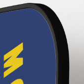 De vlag van Montana, Verenigde Staten van Amerika Pickleball Paddle (Links Detail)