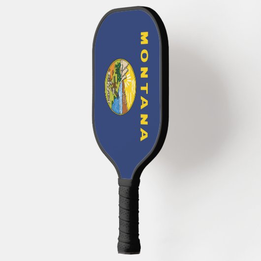 De vlag van Montana, Verenigde Staten van Amerika Pickleball Paddle (Links)
