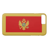 De vlag van Montenegro Case-Mate iPhone Case (Achterkant (Horizontaal))